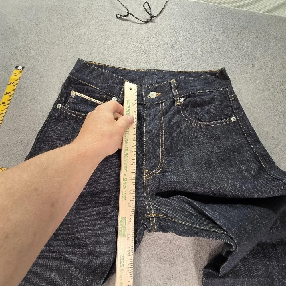 Uniform Bridge Jeans Womens Selvedge High Rise Slim Straight Fits‎ 26x29